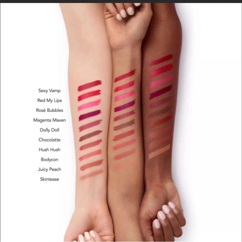 Buxom ROSE BUBBLES plumping satin Full-On Lipstick